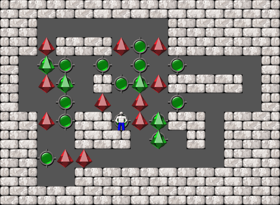 Сокобан More Bugs collections уровень 391